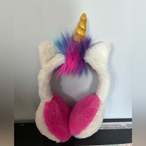 Unicorn ear muffs-like brand new